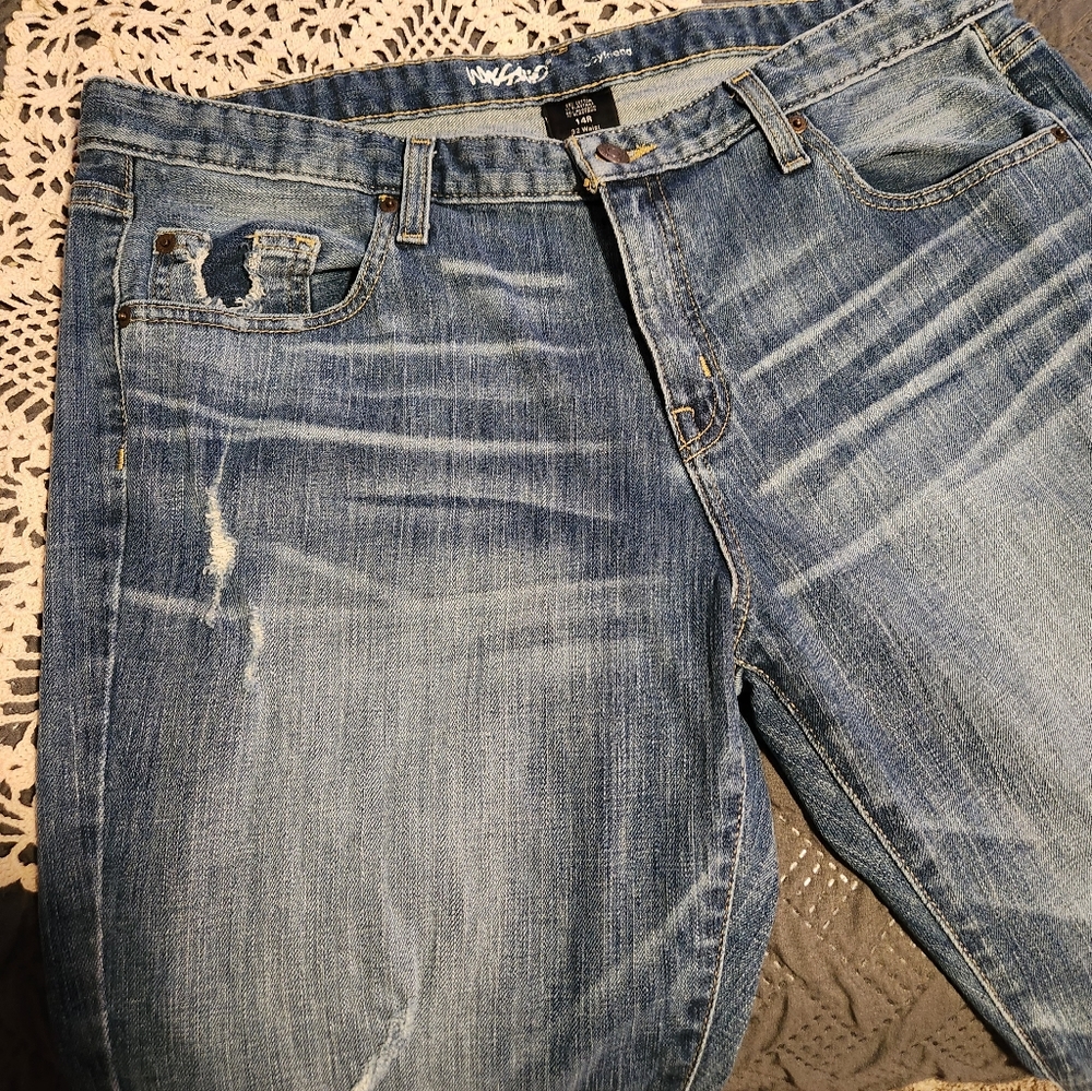 Mossimo stretch boyfriend jeans.